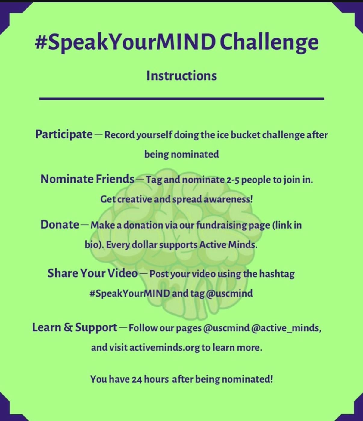 what is usc mind ice bucket challenge