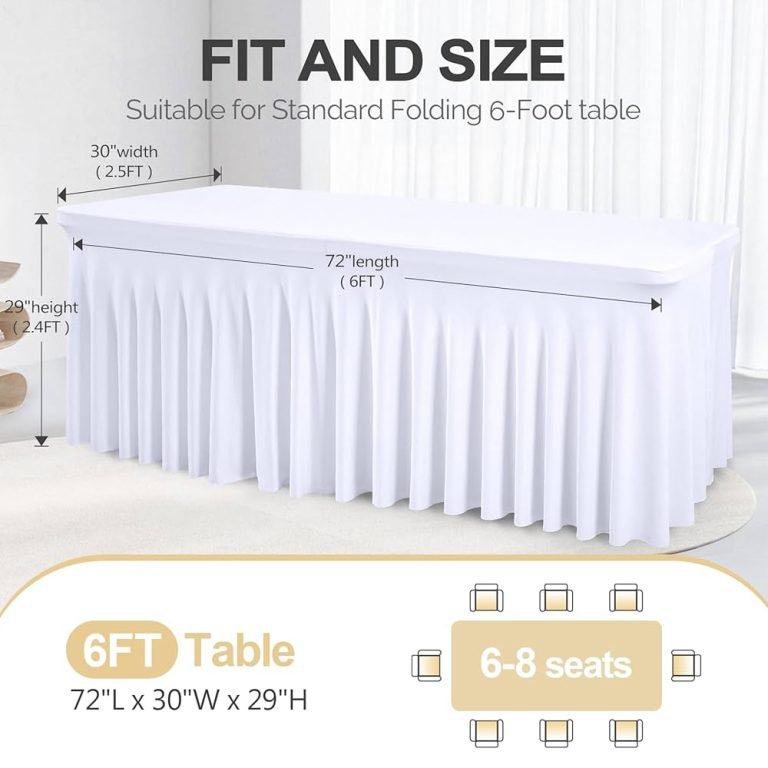 What Size Linens for 6 Foot Table: Ultimate Guide for Perfect Fit 19 what size linens for 6 foot table