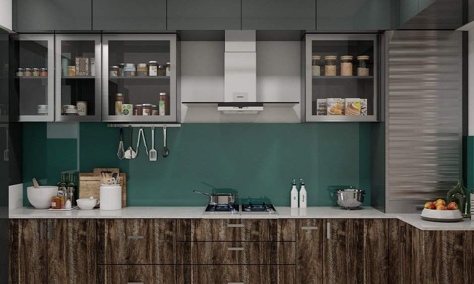 what to do with an empty wall in kitchen