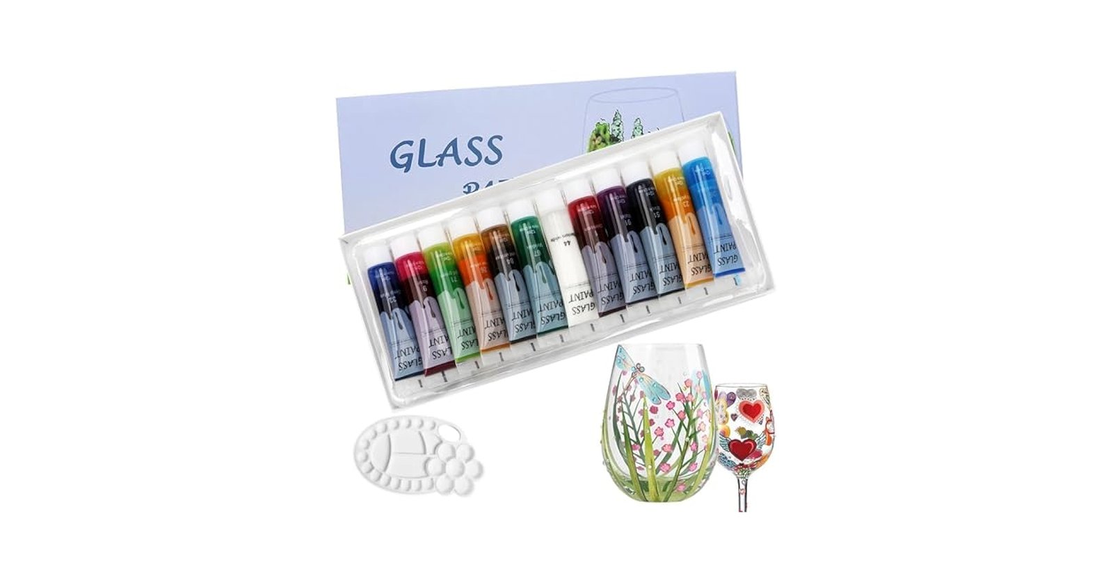 what type of paint to use on glassware