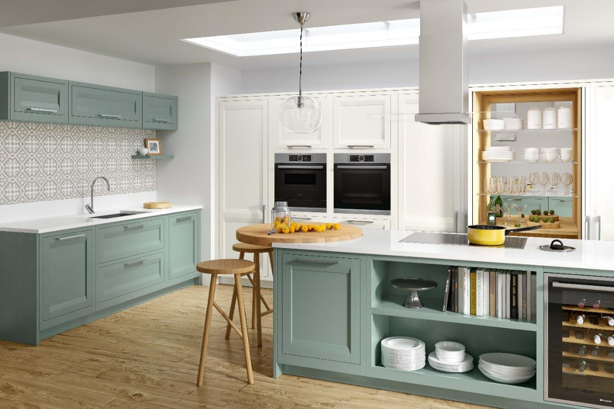 what wall colour goes with cream kitchen units