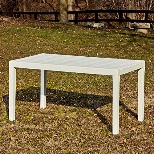 White Concrete Outdoor Dining Table: Stylish, Durable Patio Essential 5 white concrete outdoor dining table 1