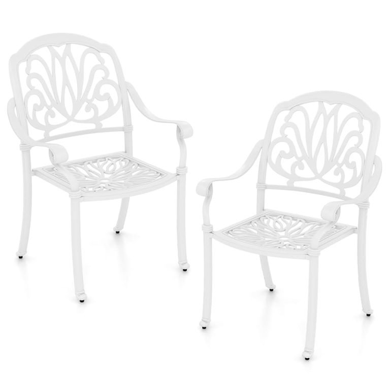 White Outdoor Dining Chair: Stylish Comfort for Your Patio 7 white outdoor dining chair