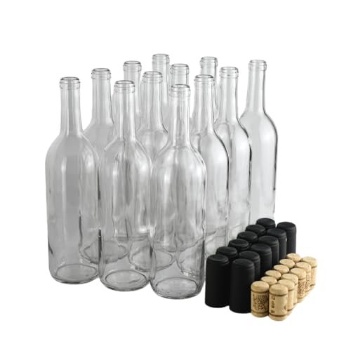 Wine Making Bottles for Sale: Top Clear and Green Bordeaux Picks 15 wine making bottles for sale