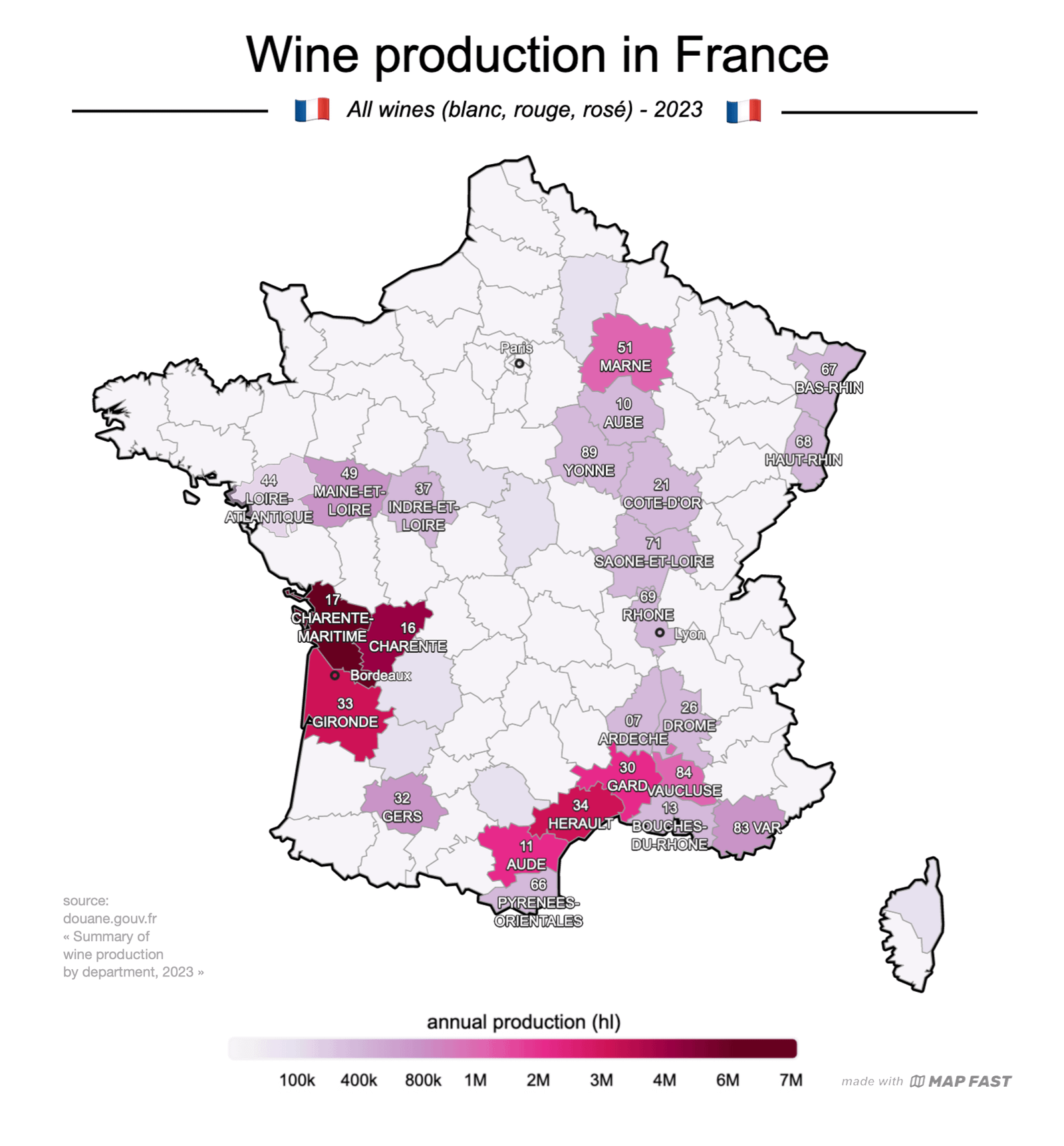 wine making regions of france