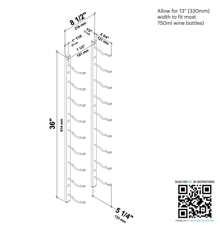 Wine Rack Dimensions in Inches: Ultimate Guide for Perfect Fit 13 wine rack dimensions in inches