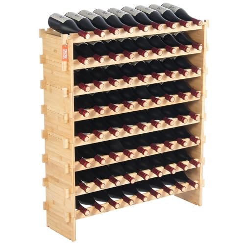 Wine Rack for Pinot Noir Bottles: Stylish 8-Tier Bamboo Storage Solutions 1 wine rack for pinot noir bottles