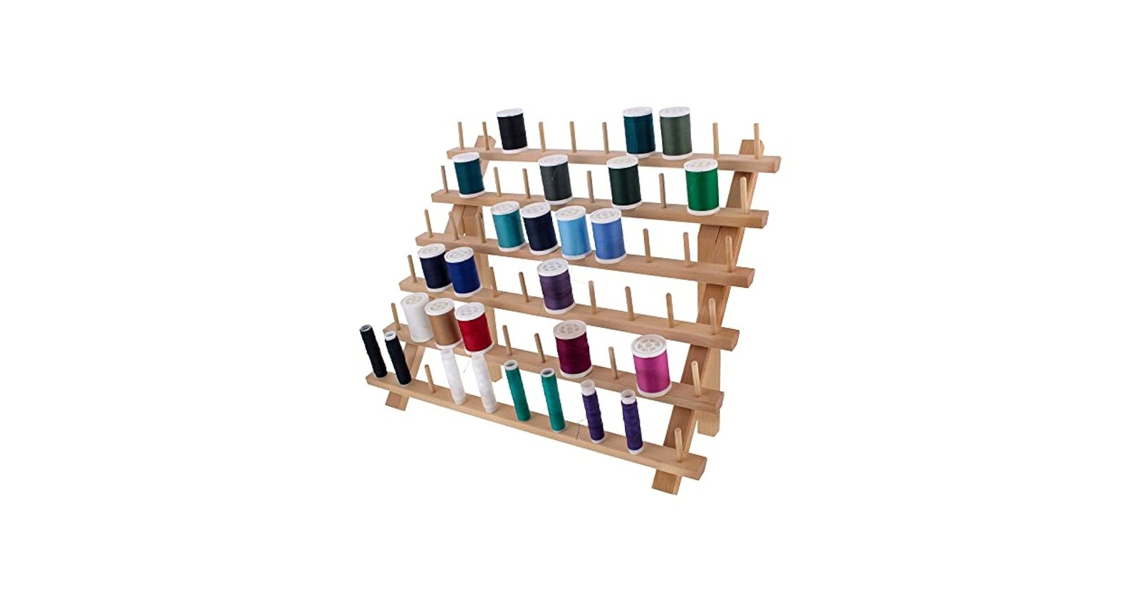 wine rack for yarn storage