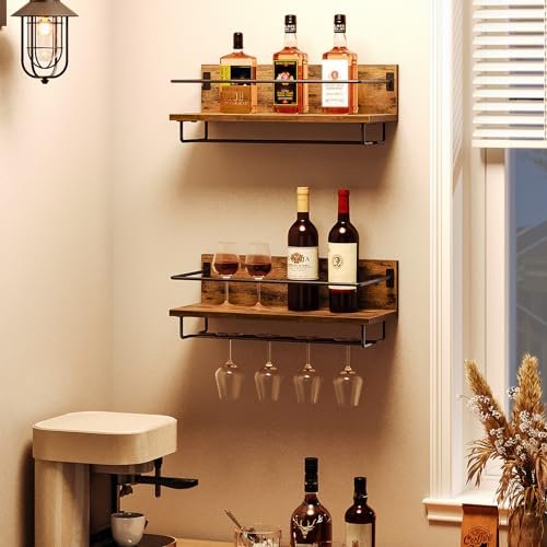Wine Rack With Wine Glass Holder: Stylish Storage for Home Bars 7 wine rack with wine glass holder