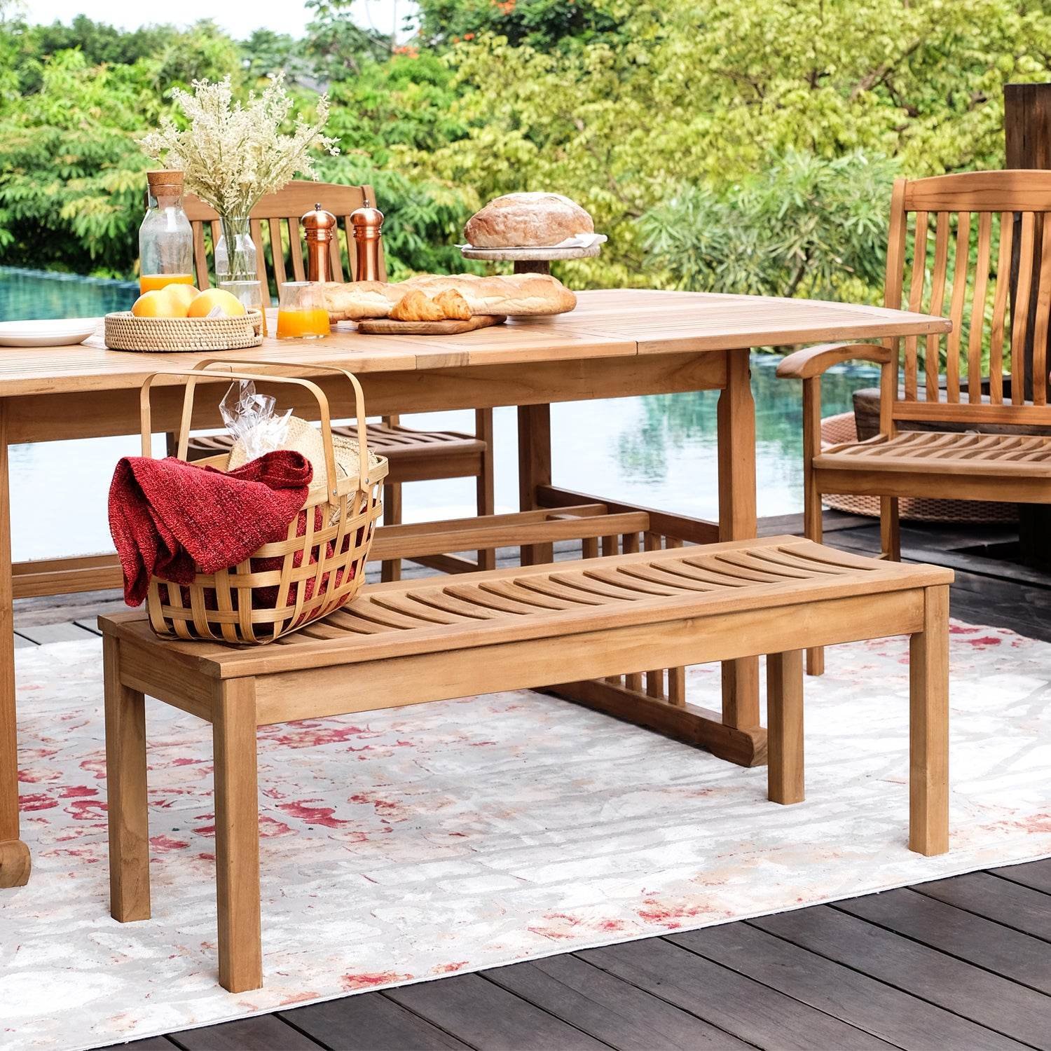 wood outdoor dining tables