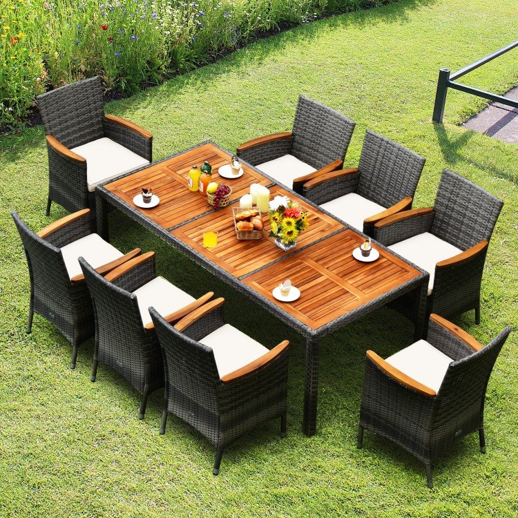 Wooden Dining Set Outdoor: Stylish Comfort for Your Backyard 17 wooden dining set outdoor