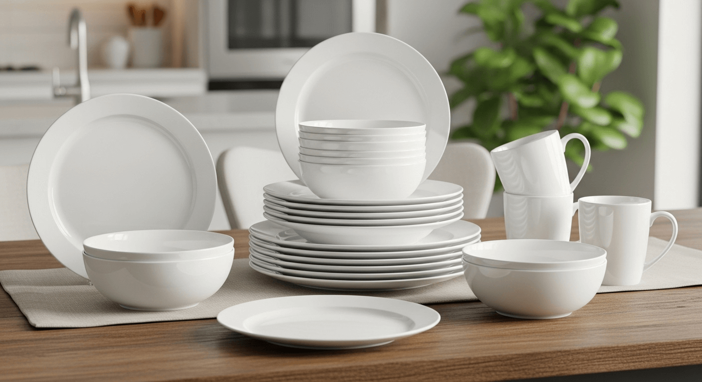 16 Piece Dinnerware Set Service for 4 porcelain
