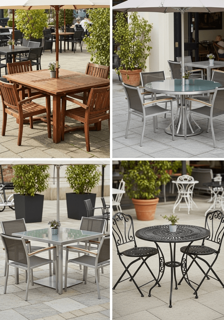 Commercial Outdoor Dining Tables: Stylish Durability for Every Space 1 Commercial Outdoor Dining Tables Stylish Durability for Every Space