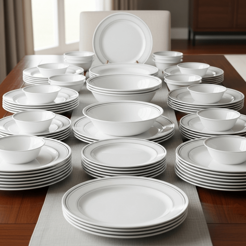 Lightweight Corelle Dinnerware Set 16 Pc