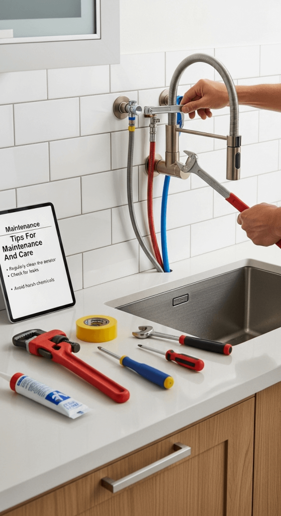 How to Install a Wall Mount Kitchen Faucet: Easy Step-by-Step Guide 4 How to Install a Wall Mount Kitchen Faucet Tips For Maintenance And Care 1