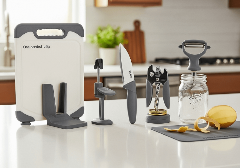 Kitchen Tools for One Handed Person: Essential Aids for Easy Cooking 17 Kitchen Tools for One Handed Person