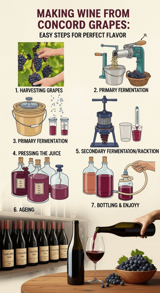 Making Wine from Concord Grapes: Easy Steps for Perfect Flavor 1 Making Wine from Concord Grapes Easy Steps for Perfect Flavor
