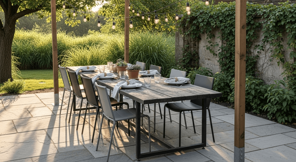Narrow Long Outdoor Dining Table: Stylish Space-Saving Solutions 1 Narrow Long Outdoor Dining Table Stylish Space Saving Solutions