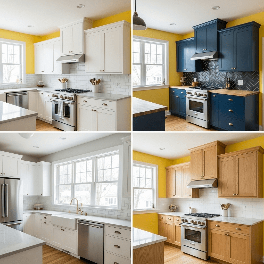 Yellow Kitchen Walls What Color Cabinets: Stunning Color Combos 1 Yellow Kitchen Walls What Color Cabinets Stunning Color Combos