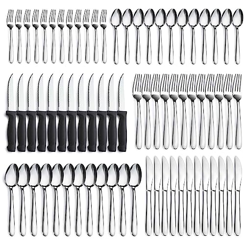 Durable Cutlery 72 Piece Flatware Collection