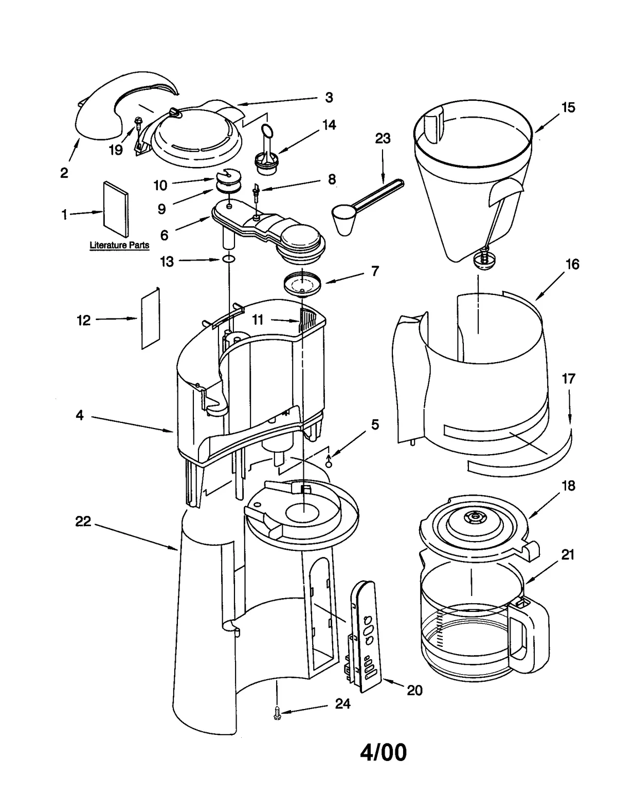 camping coffee maker storage
