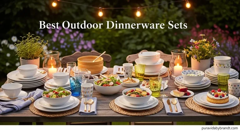 how to clean outdoor dinnerware