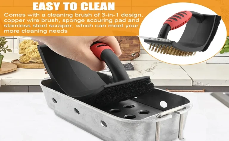 how to clean portable grill