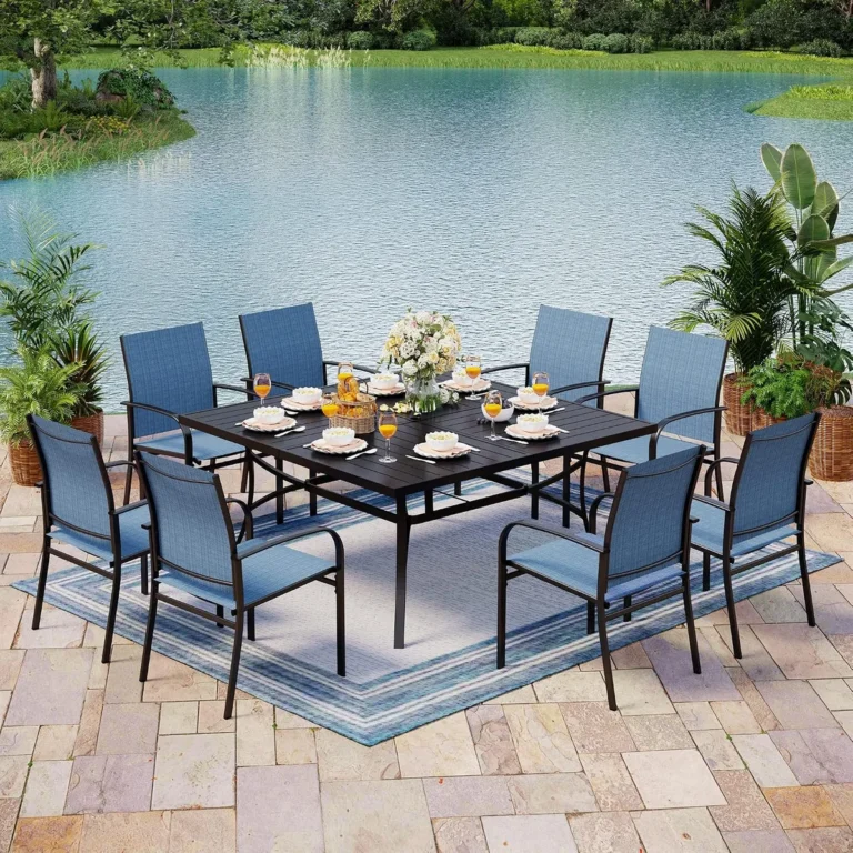 how to maintain outdoor dinnerware