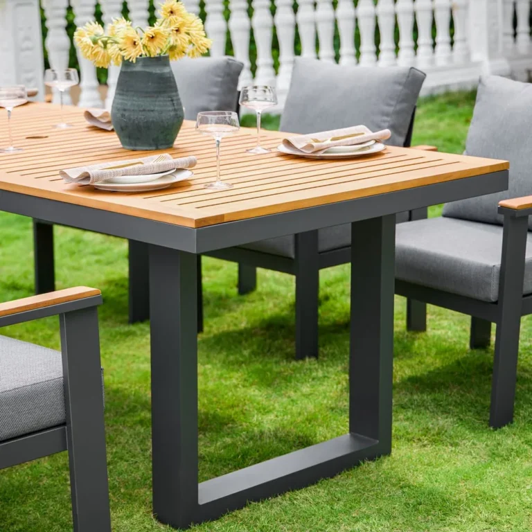 how to maintain outdoor tableware