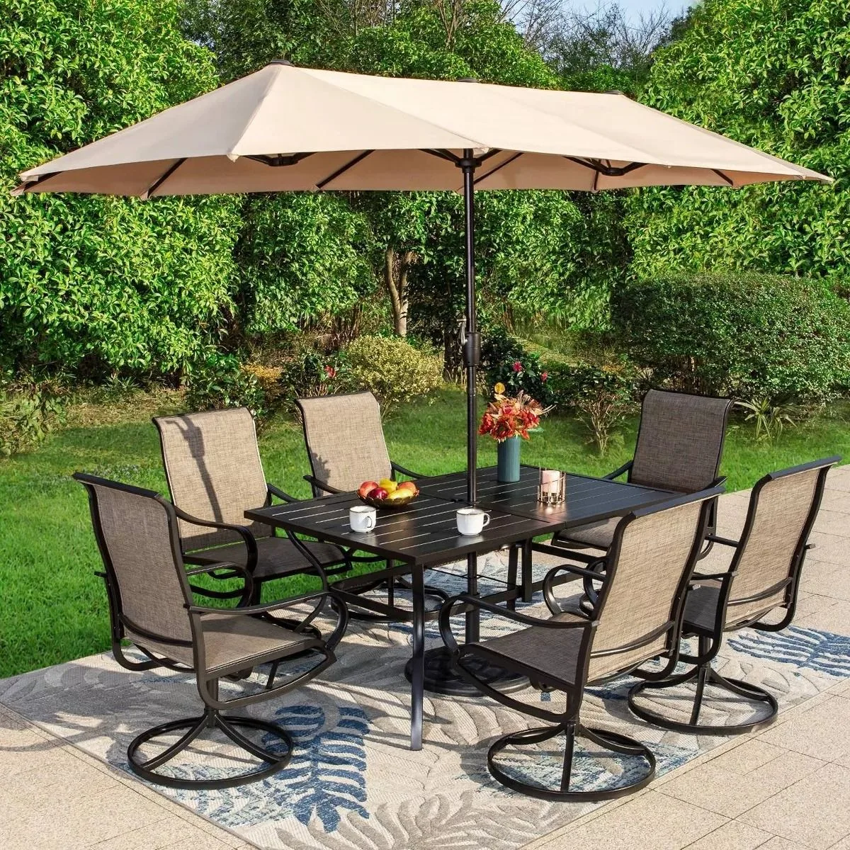 how to use outdoor dining set