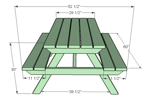 picnic-table-dimensions-measurement