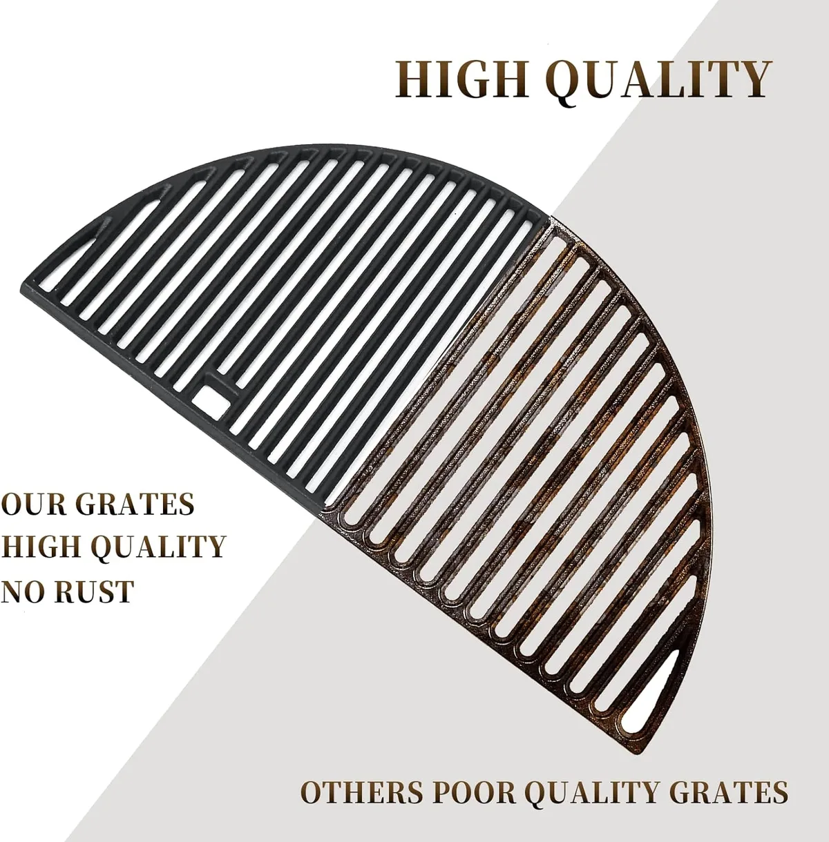 rusty portable grill grate