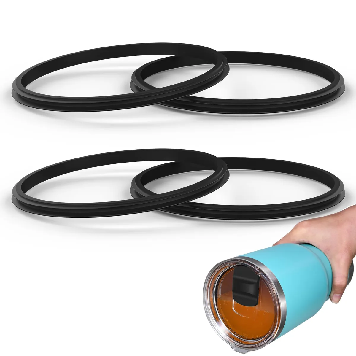 travel mug silicone gasket lid parts