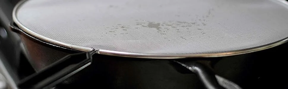 Grease Splatter Guard Problems & Solutions (Quick Fixes) 2 warping metal splatter guard
