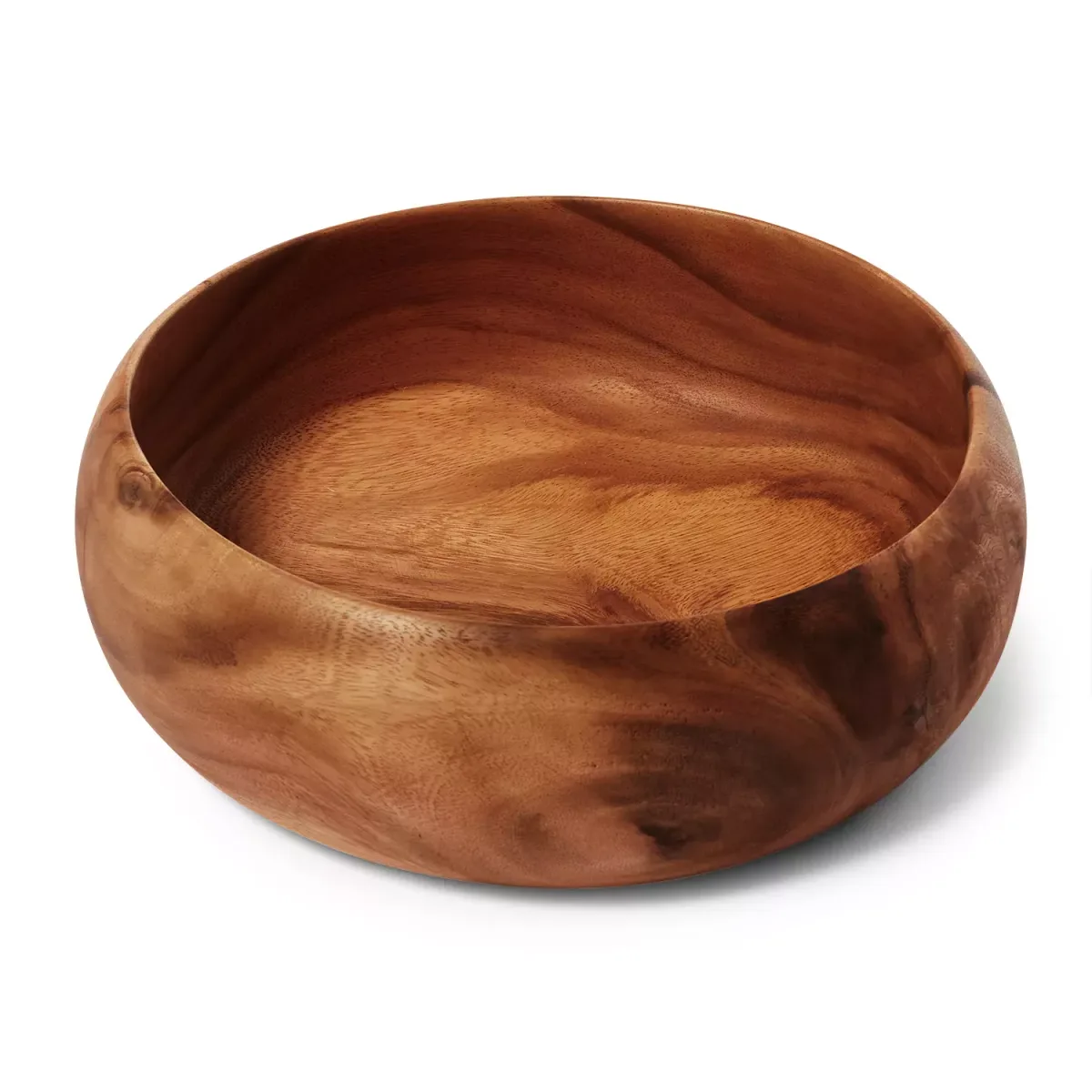 wood bamboo serving bowl care